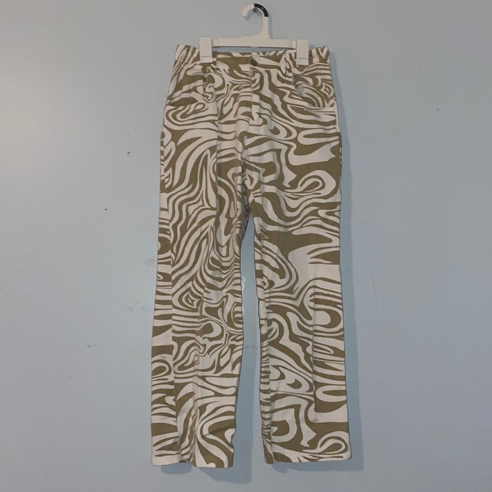 pattern jeans